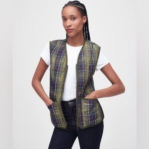 Barbour Quilted Tartan Betty Vest